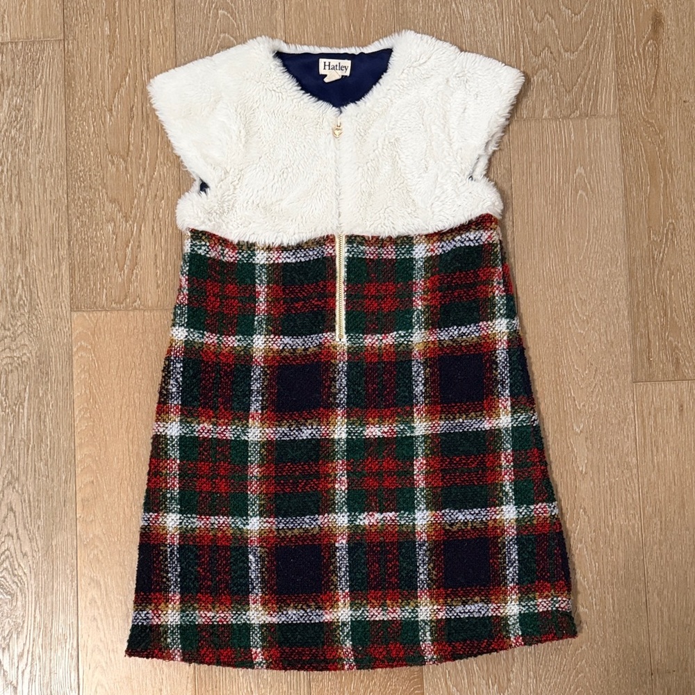 Hatley Holiday Plaid Dress size 10